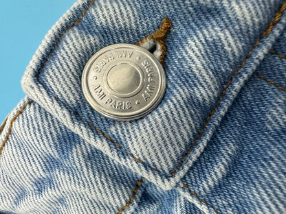 탑아미 / 메탈 하트 로고 청바지