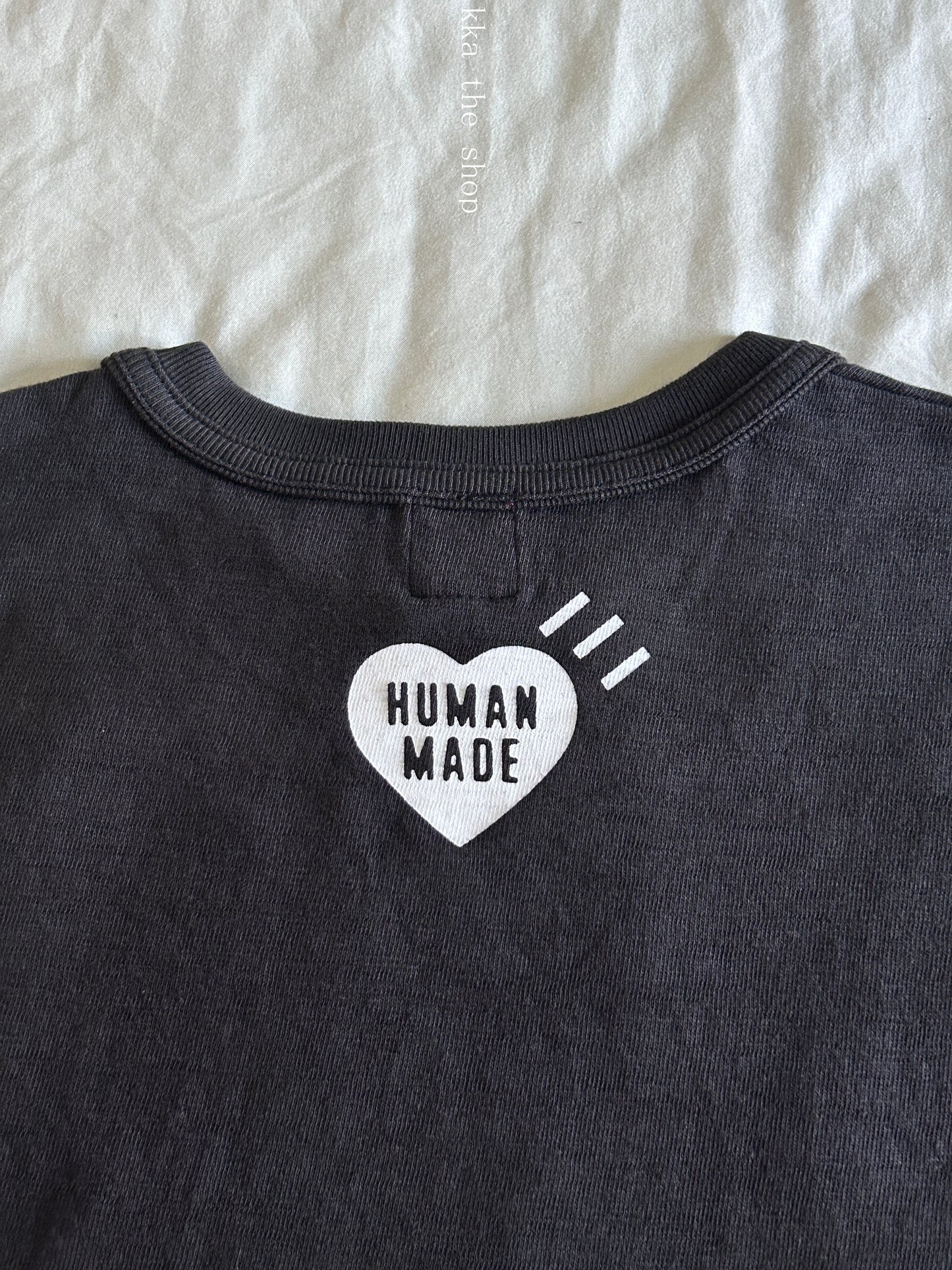 kka / 휴먼메이드 반팔티 ,  HUMAN MADE Tiger short sleeve black