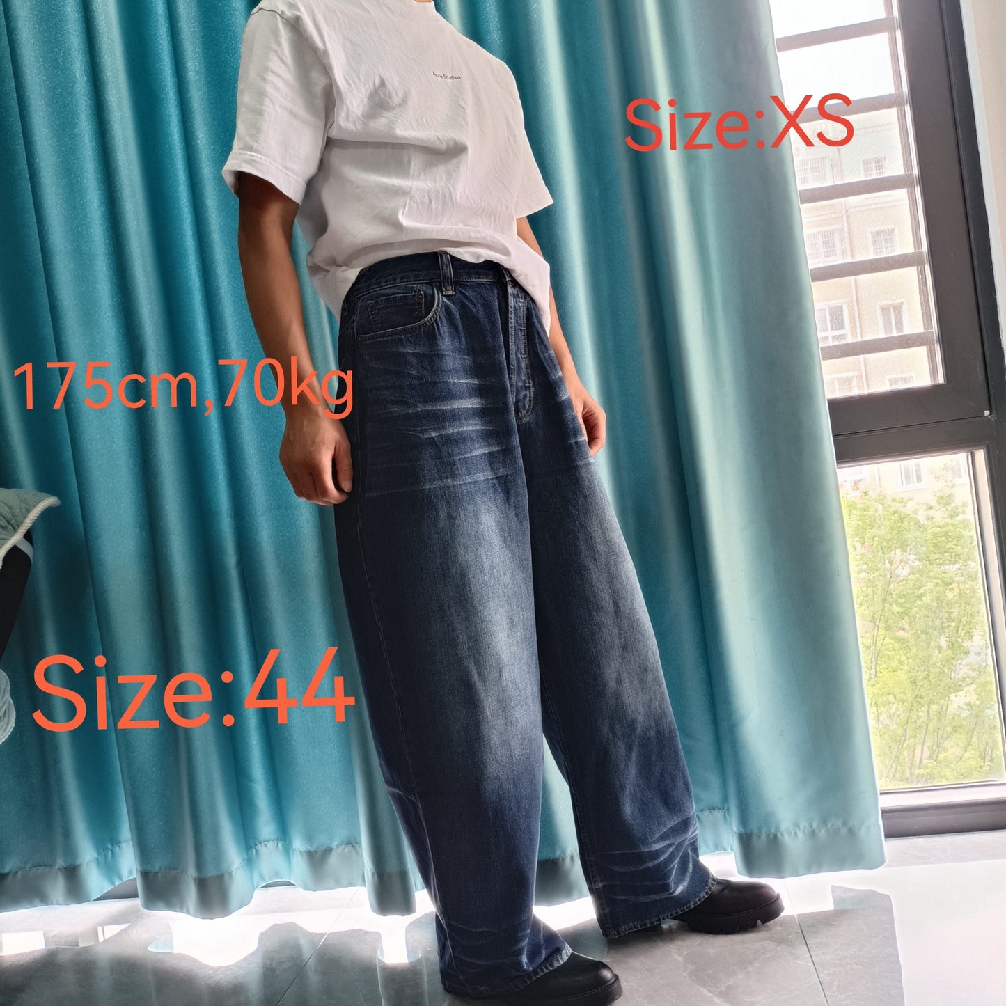 탑아크네 / 아크네스튜디오   울트라와이드핏데님팬츠