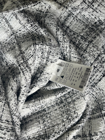 베어 / 우영미 그레이체크화이트샤인블라우스