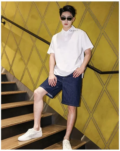 타일공장 / 구찌 남성 폴로넥 반팔 셔츠