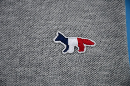 탑키츠네 / 메종키츠네 남여공용 삼색폭스 반팔 폴로셔츠