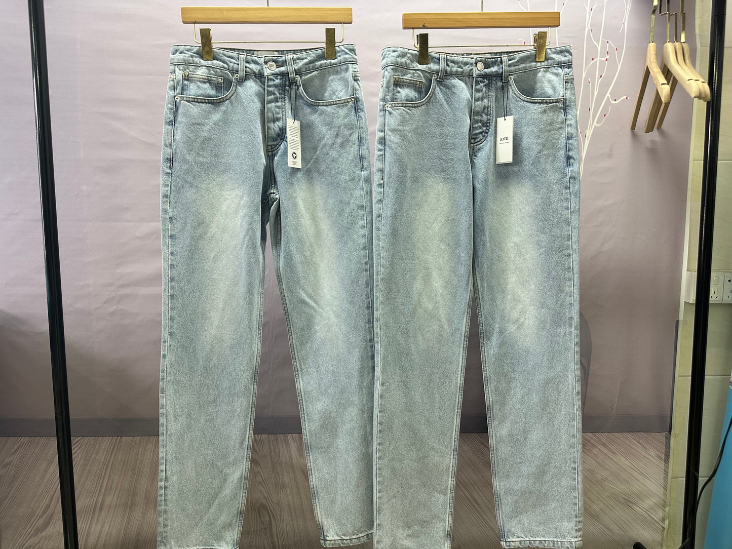 탑아미 / 메탈 하트 로고 청바지