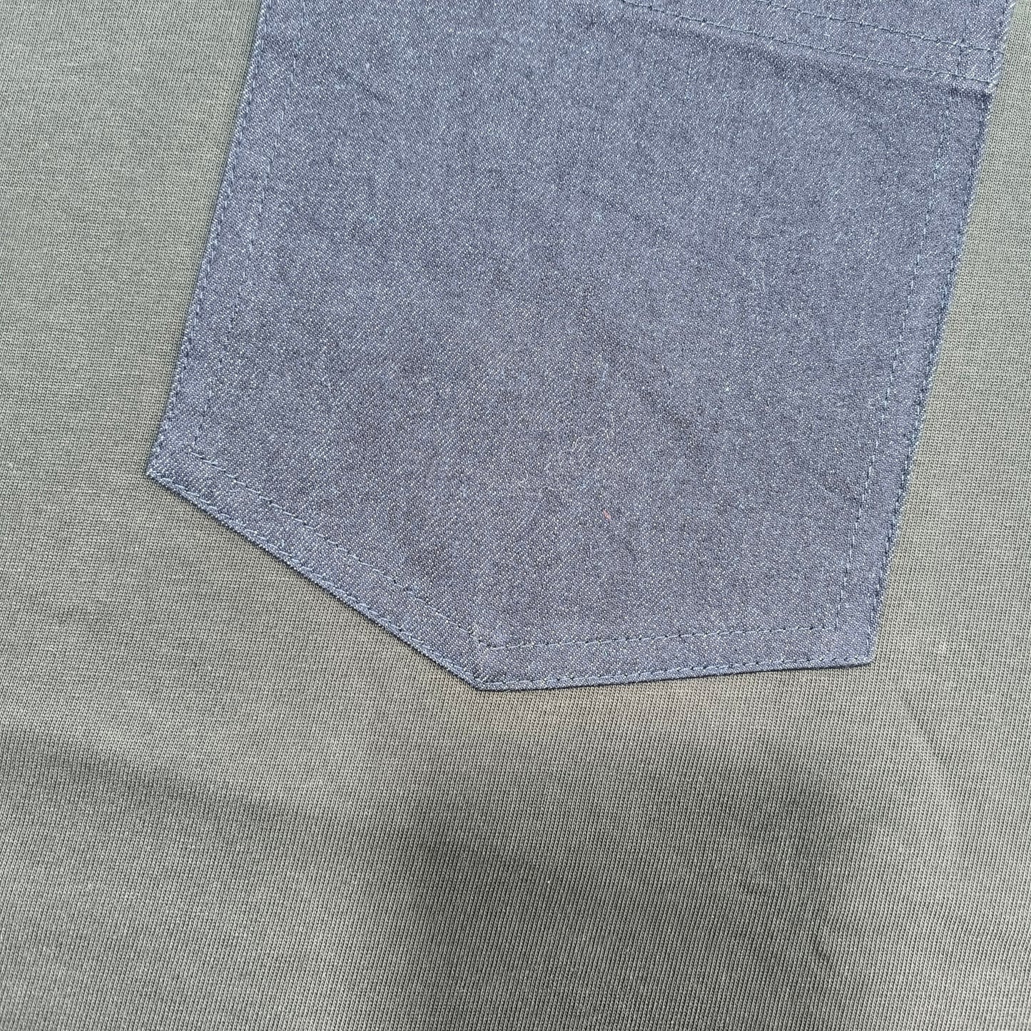 탑몽클X  / MC 데님 포켓 티셔츠