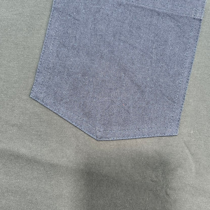 탑몽클X  / MC 데님 포켓 티셔츠