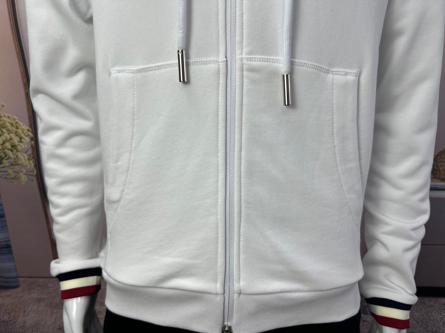 탑몽클 / MC 모자 스트라이프 맨투맨