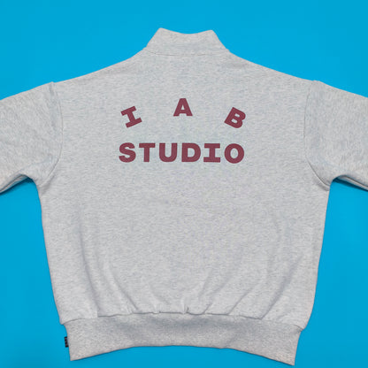 탑아이앱 / 아이앱 하프 집업 오트밀 버건디