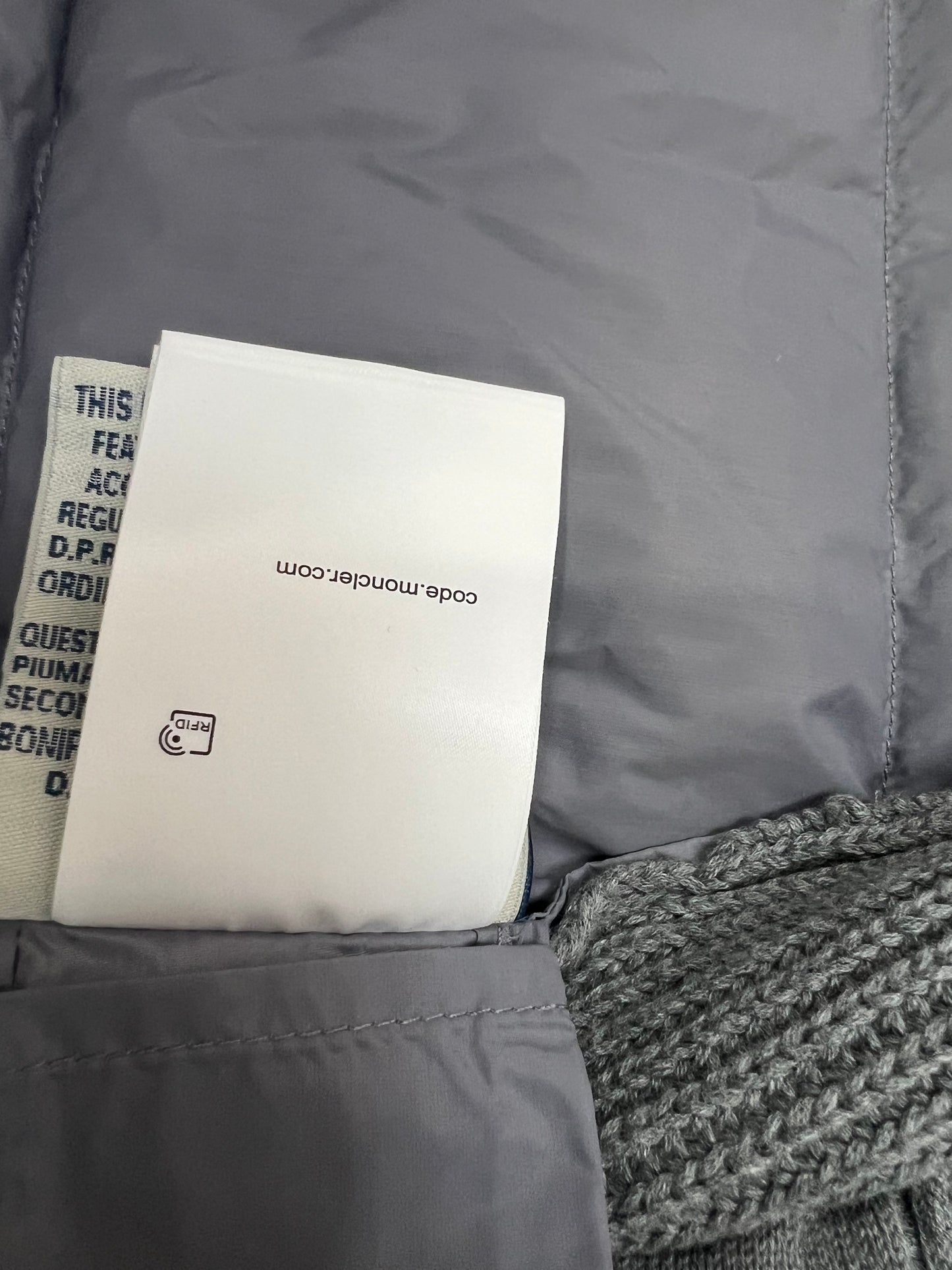 탑몽클  / MC 빈티지 니트 다운