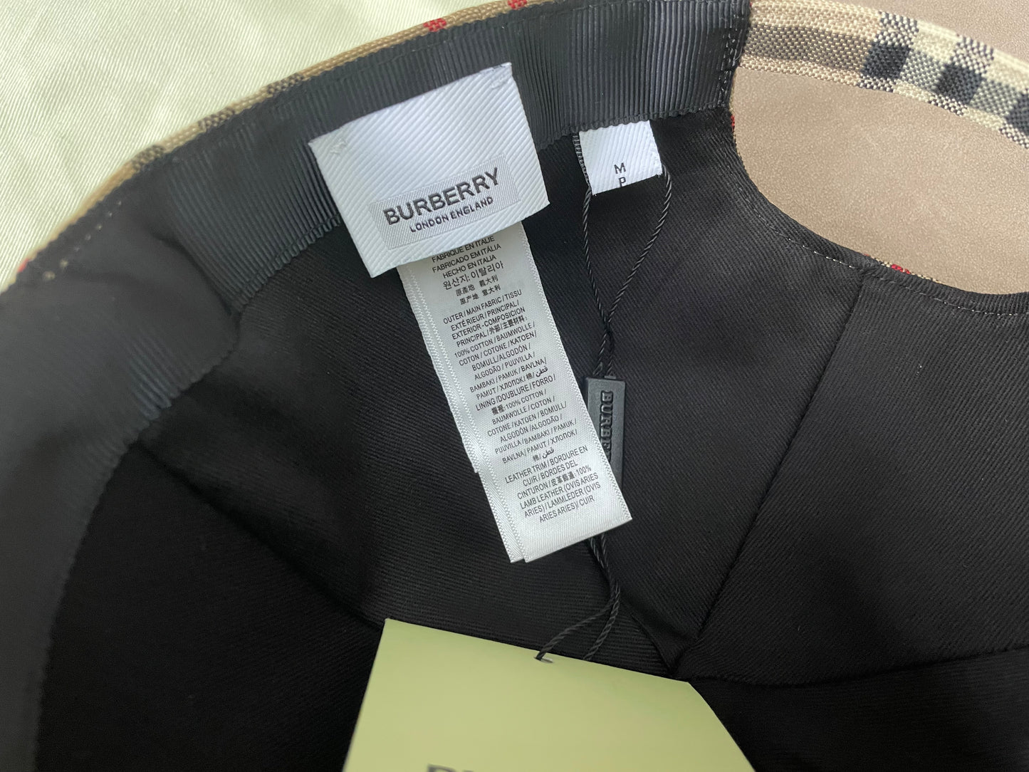 웨이브/버버리 모자