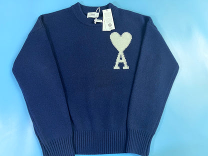 탑아미 / 아미 캐시미어 화이트 빅 사이즈 스웨터