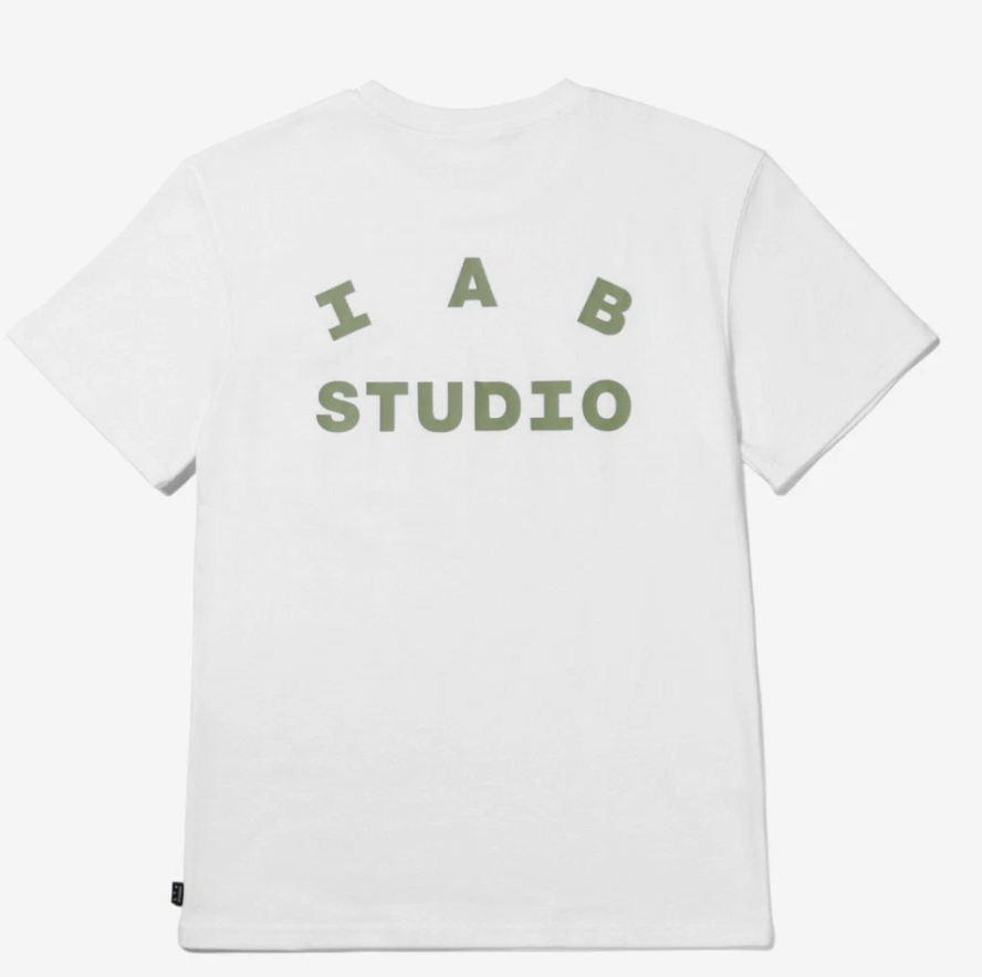 탑아이앱 / 아이앱 티셔츠 화이트 라이트 그린