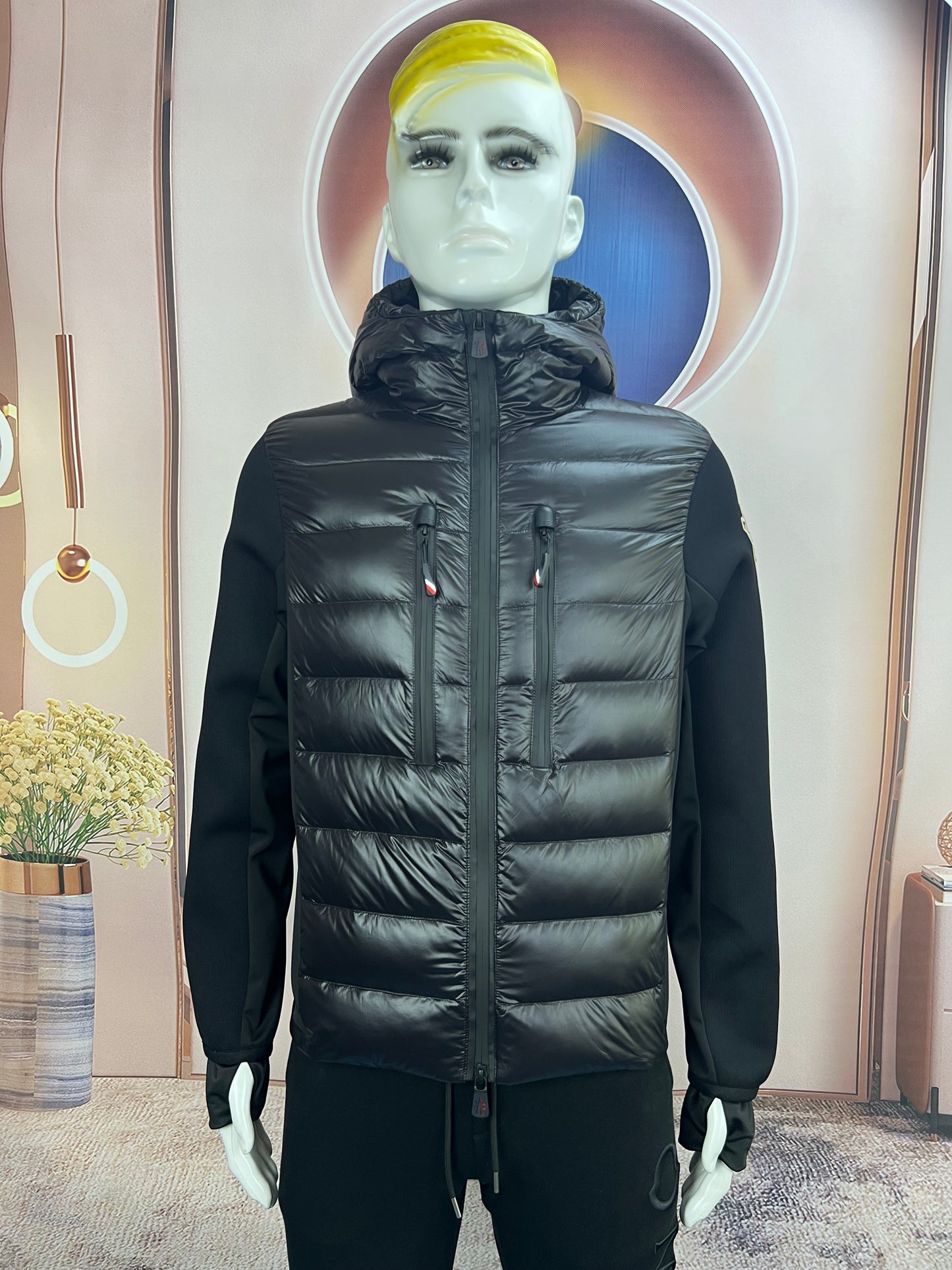 탑몽클  / MC 에이프레스 스키니트 소매 패딩