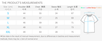 탑몽클X  / MC 브라운 더블 스탬프 티셔츠