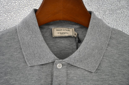 탑키츠네 / 메종키츠네 남여공용 삼색폭스 반팔 폴로셔츠