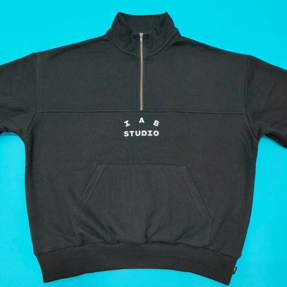 탑아이앱 / 아이앱 하프 집업 블랙 화이트