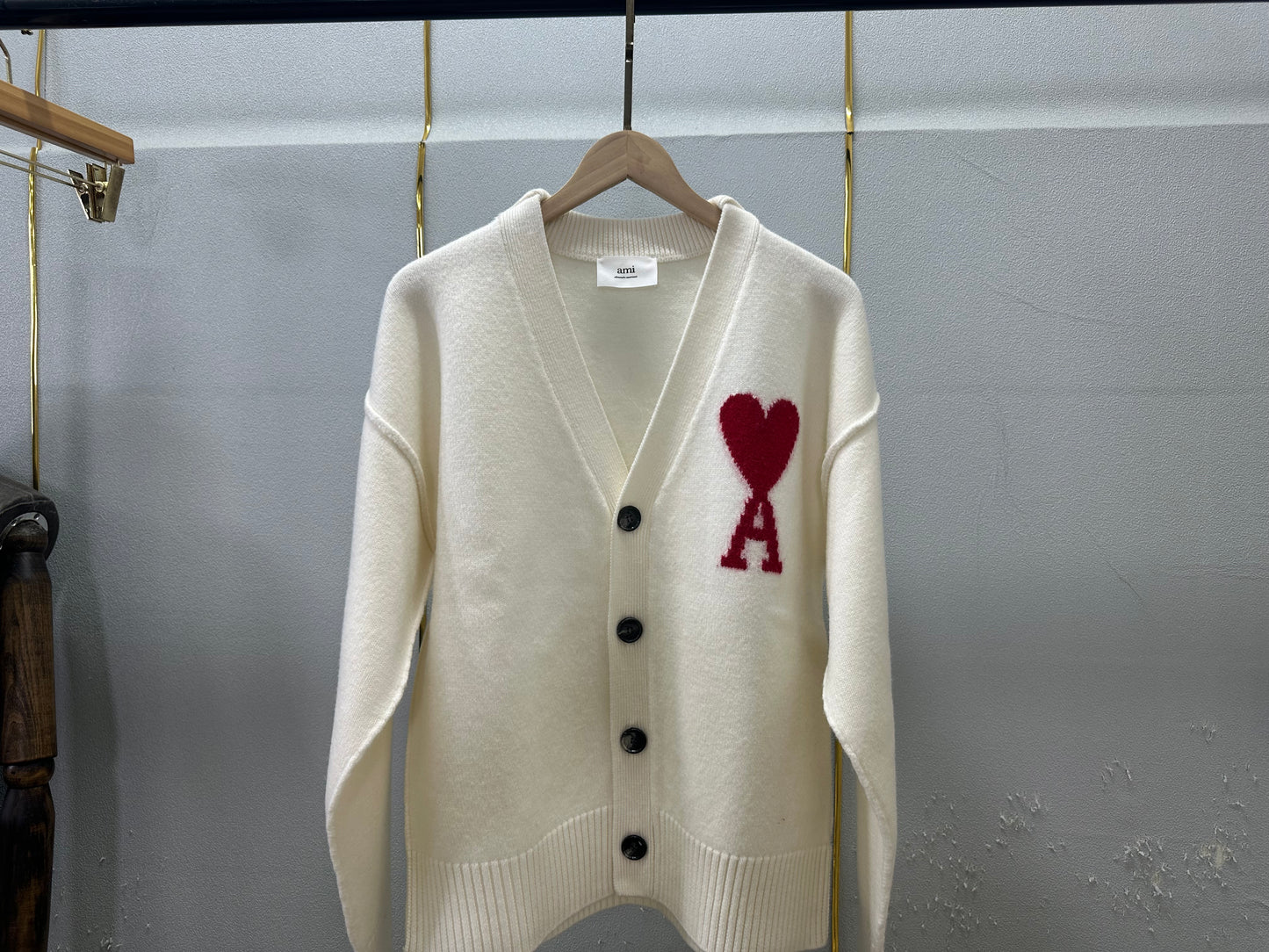 탑아미 / 아미 24년 울  카디건 스웨터