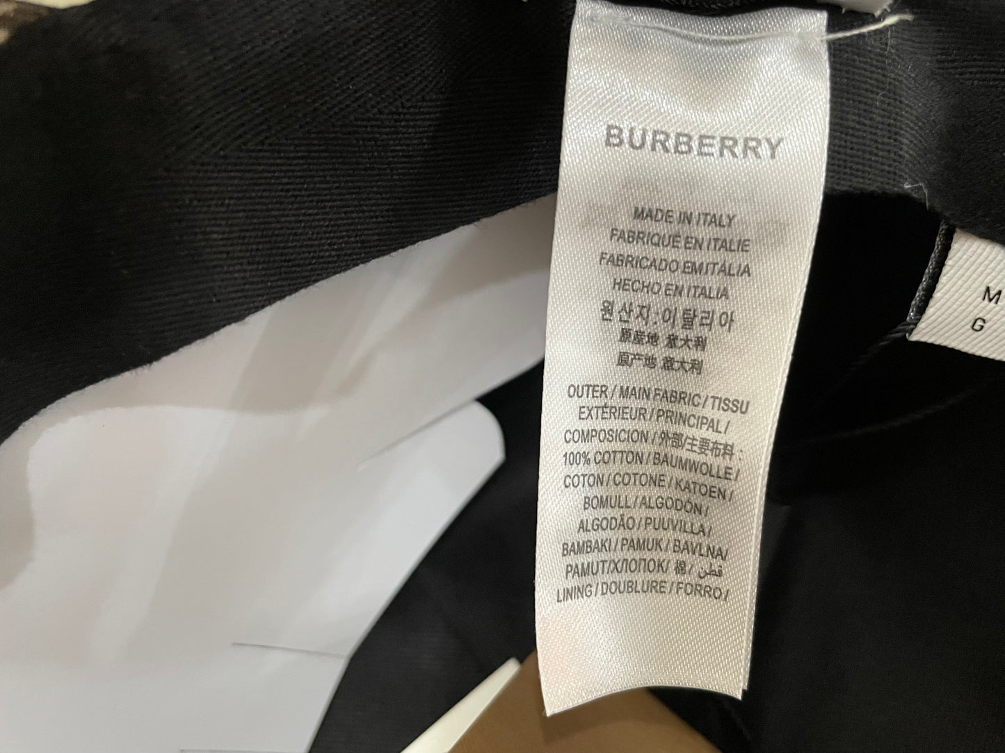 웨이브/버버리 모자