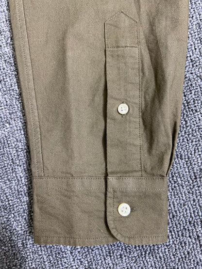 탑폴로 / 폴로 셔츠 , 클래식한 핏 그린 옥스퍼드 셔츠