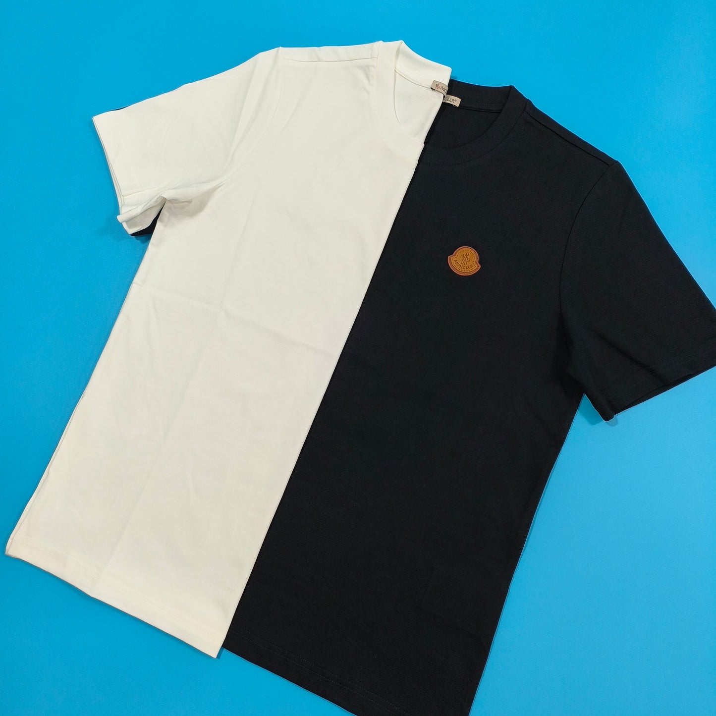 탑몽클X  / MC 브라운 더블 스탬프 티셔츠