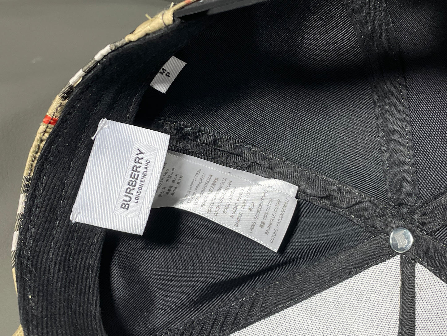 웨이브/버버리 모자