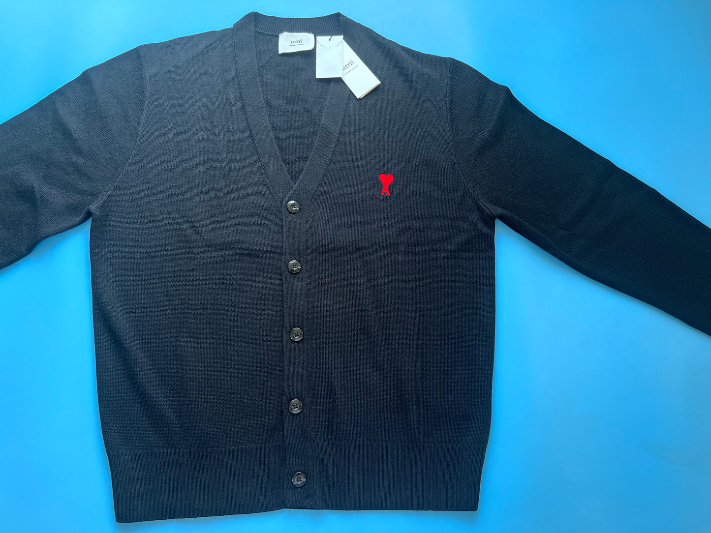 탑아미 / 아미 가디건 , 스몰 로고 카디건 스웨터