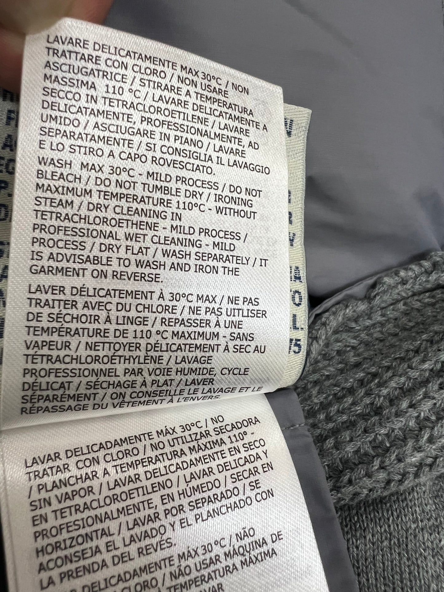 탑몽클  / MC 빈티지 니트 다운