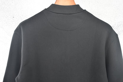 탑키츠네 / 메종키츠네  블랙 반집업 기모 맨투맨