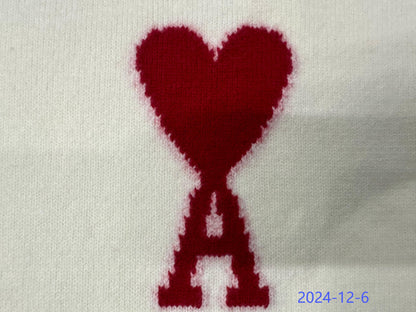 탑아미 / 아미  24 레드 빅로고 라운드 니트