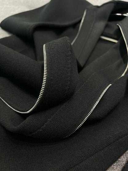 대리석 / 디올 CD 로고 울 블렌드 니트 집업