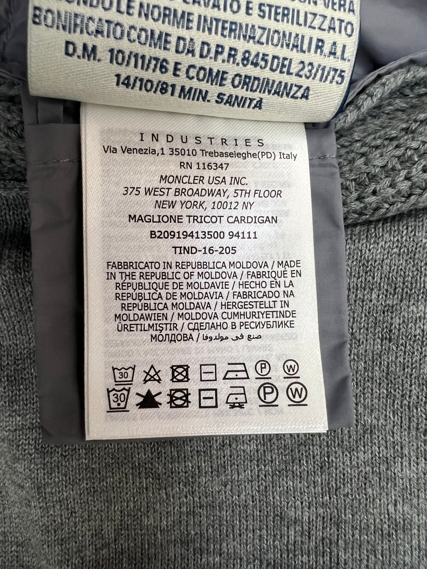 탑몽클  / MC 빈티지 니트 다운