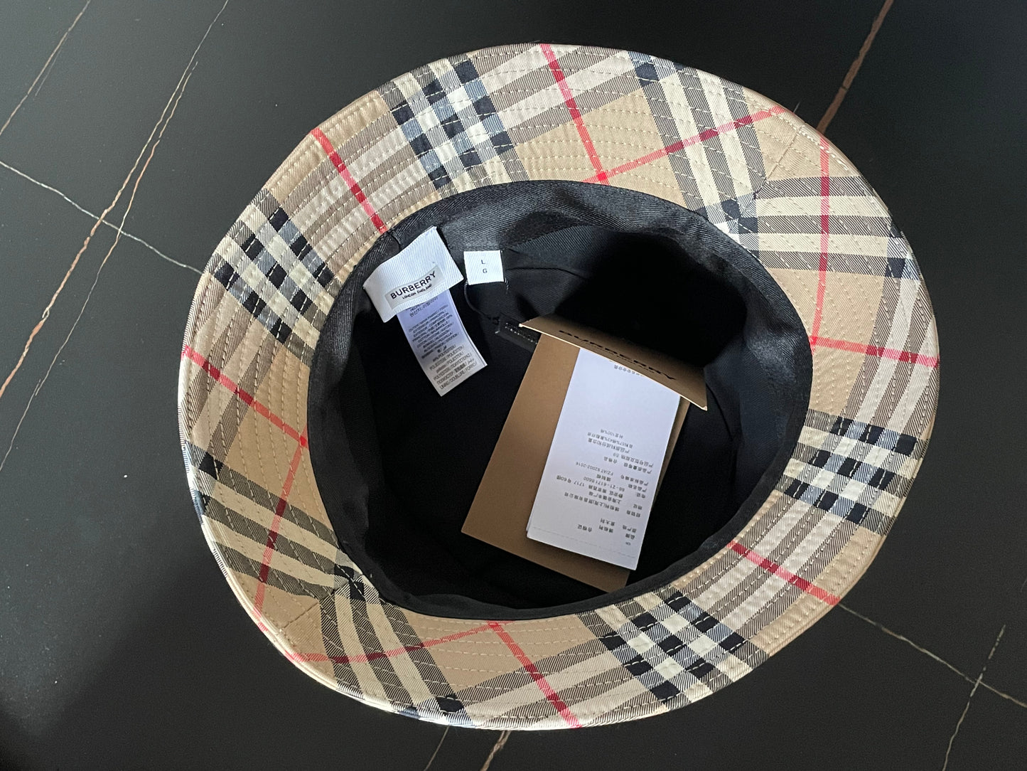 웨이브/버버리 모자