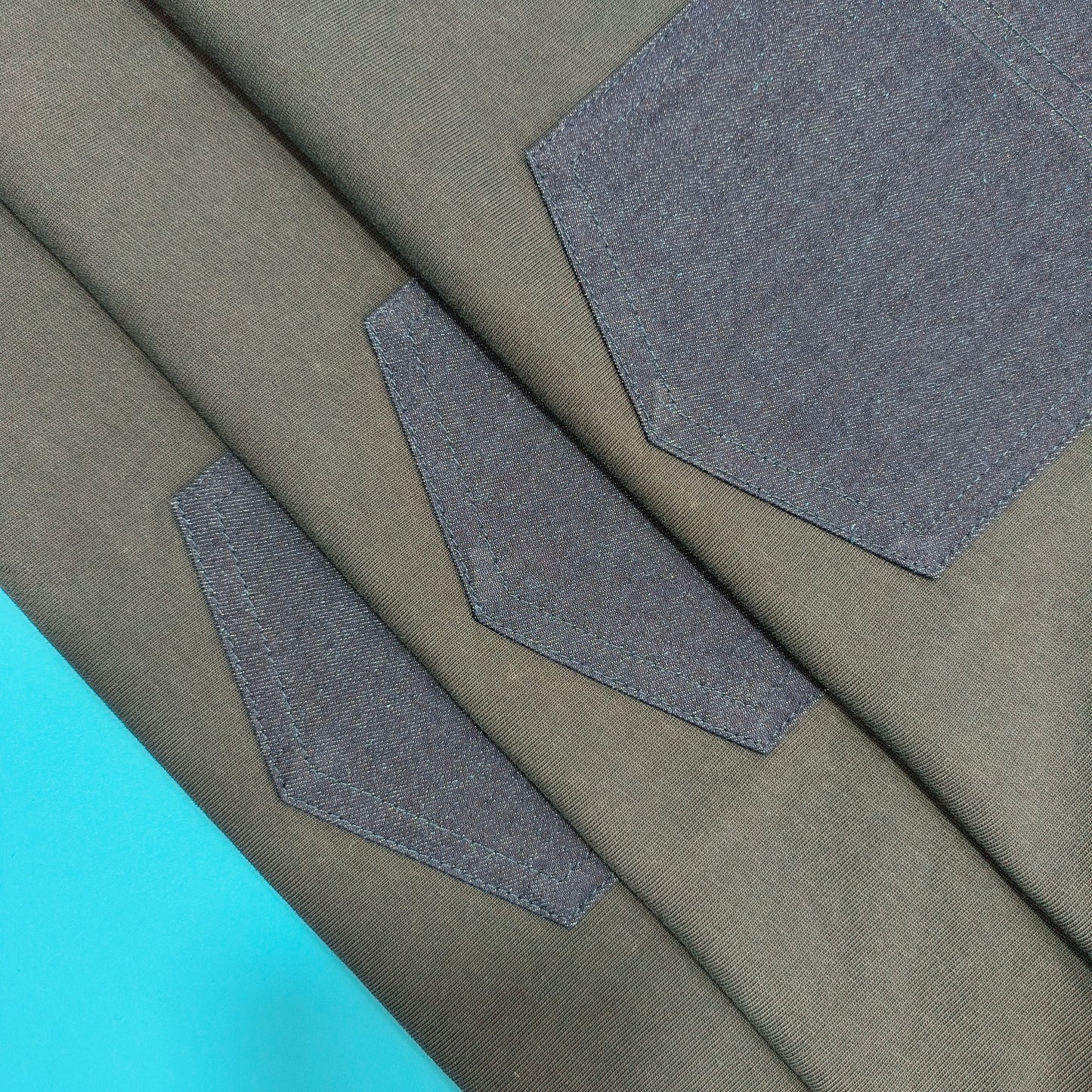 탑몽클X  / MC 데님 포켓 티셔츠