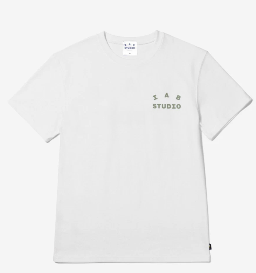 탑아이앱 / 아이앱 티셔츠 화이트 라이트 그린