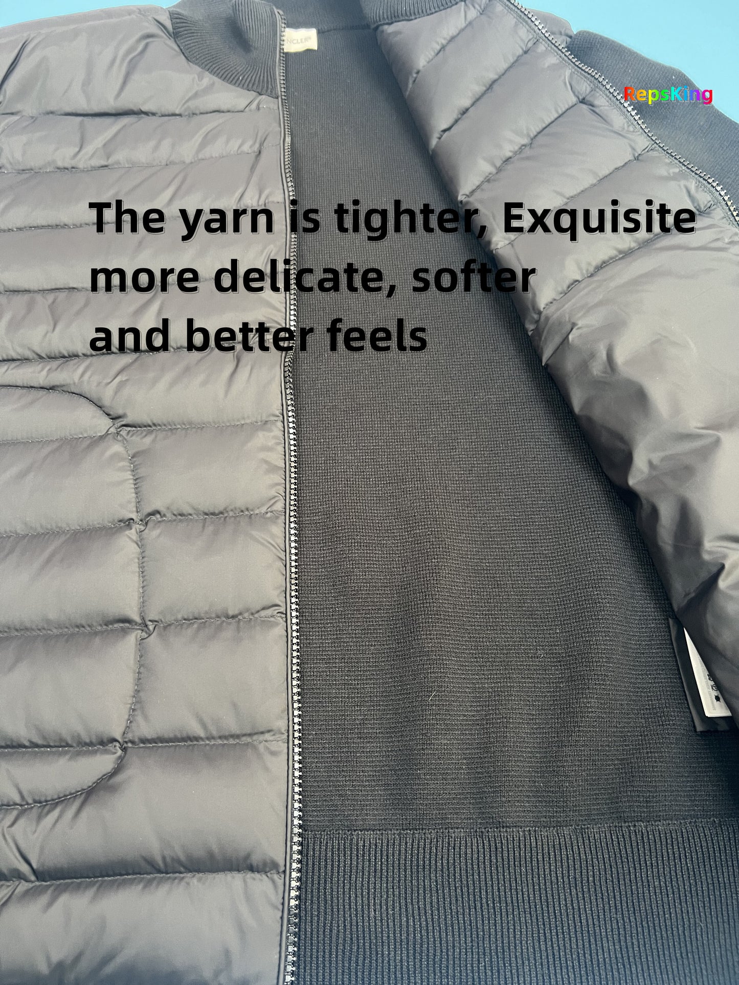 탑몽클 / MC 방수 클래식 니트 다운