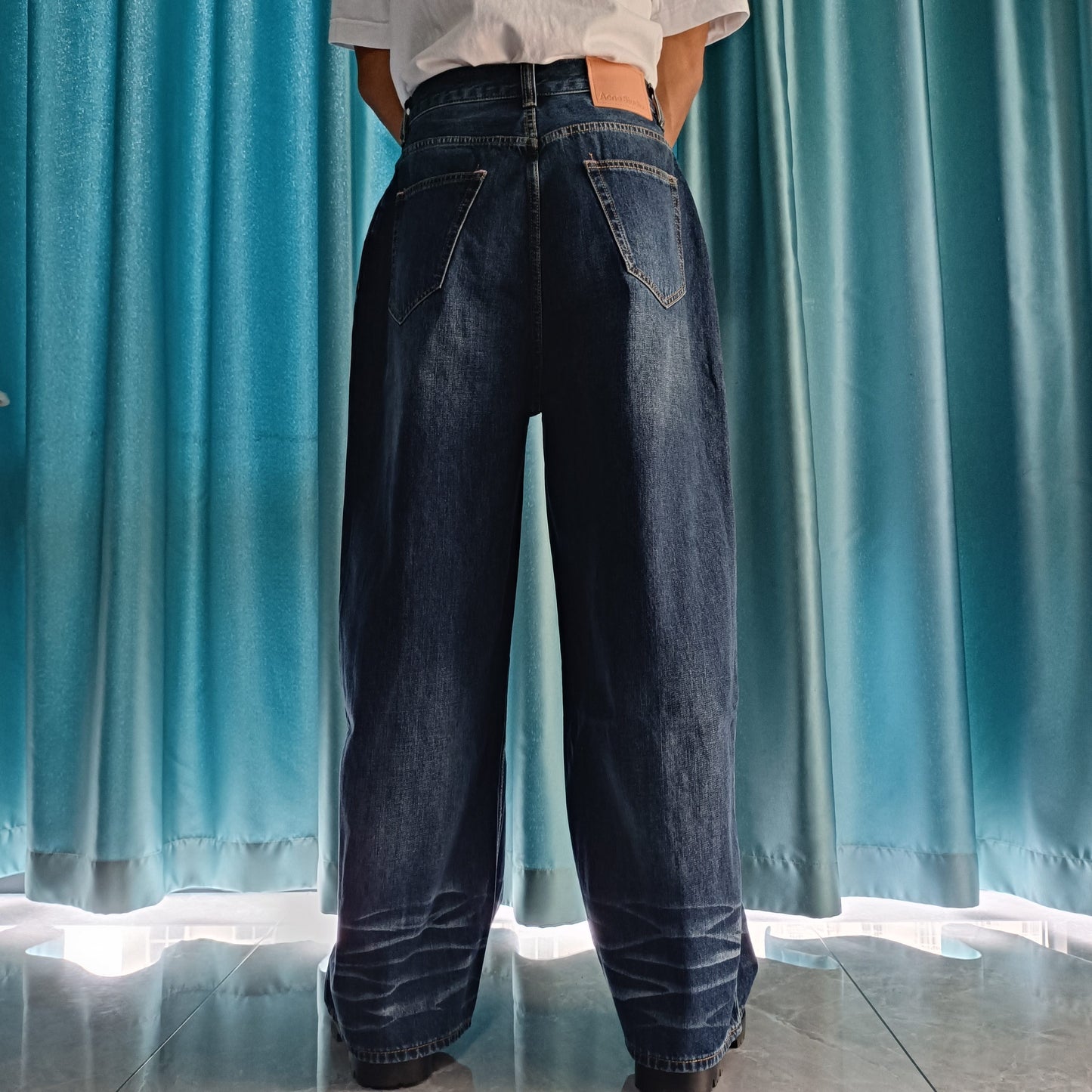 탑아크네 / 아크네스튜디오   울트라와이드핏데님팬츠