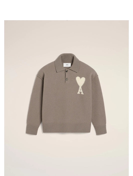 탑아미 / 아미 알파카 라운드 니트 알파카 스웨터