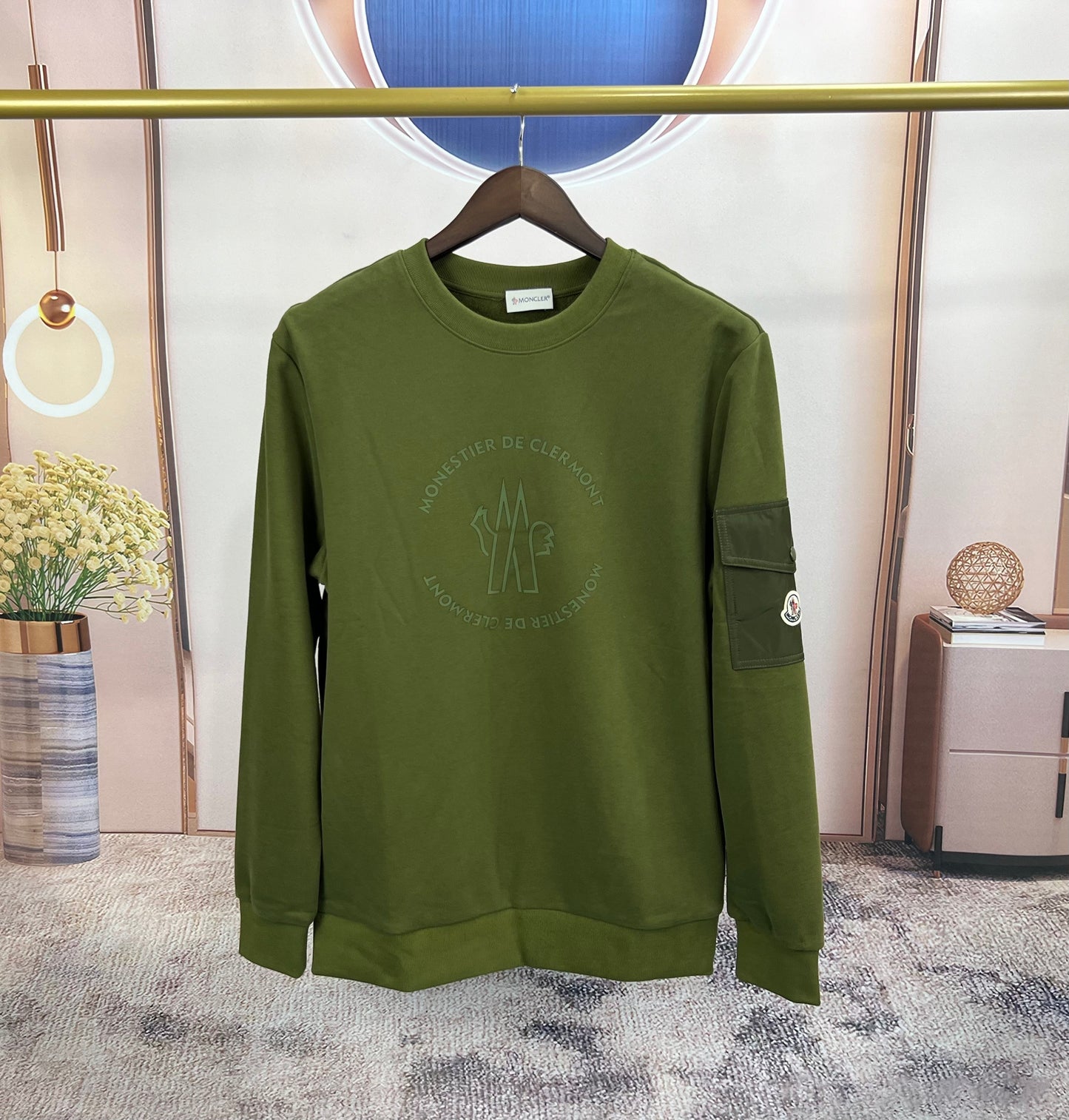 탑몽클 / MC 작업복 라운드 맨투맨