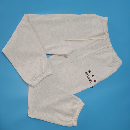 탑아이앱 / 아이앱 스웨트팬츠 오트밀 버건디