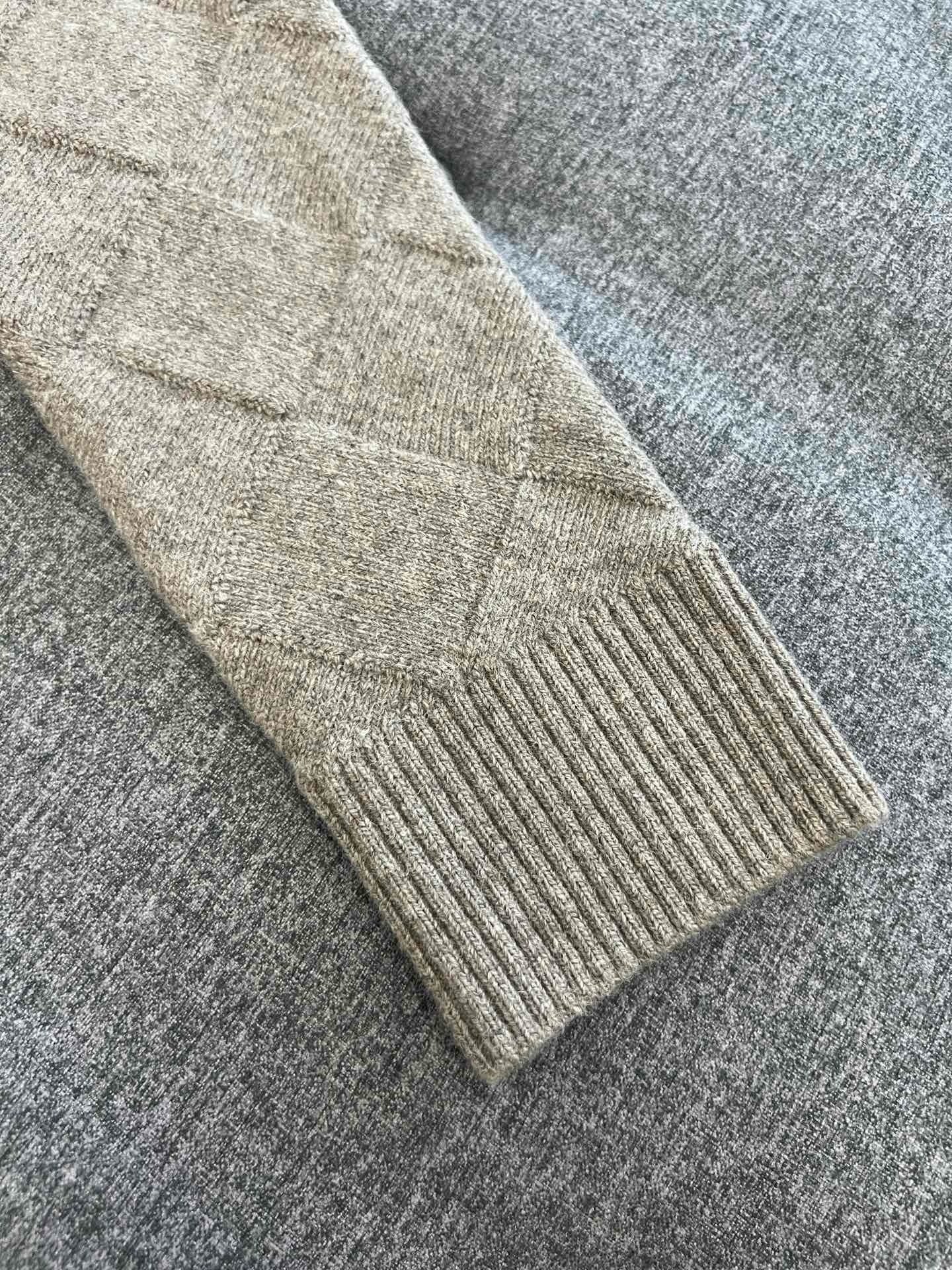 대리석 / 보테가베네타 입체짜임 체크 니트