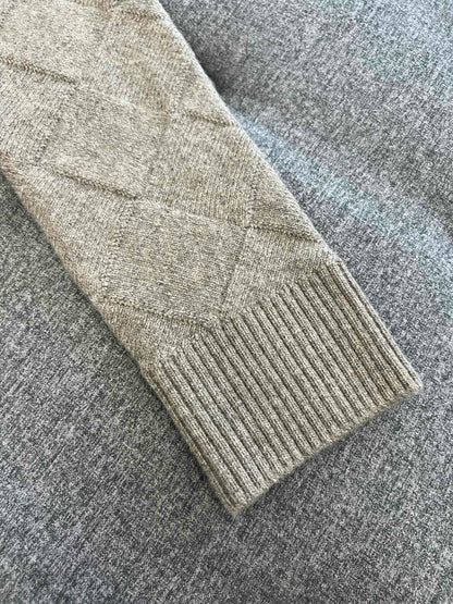 대리석 / 보테가베네타 입체짜임 체크 니트