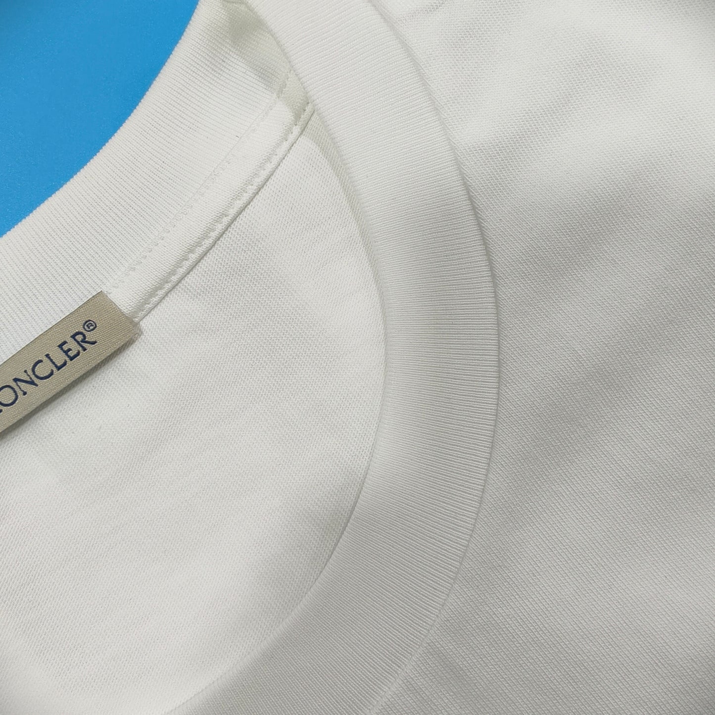 탑몽클X  / MC 브라운 더블 스탬프 티셔츠