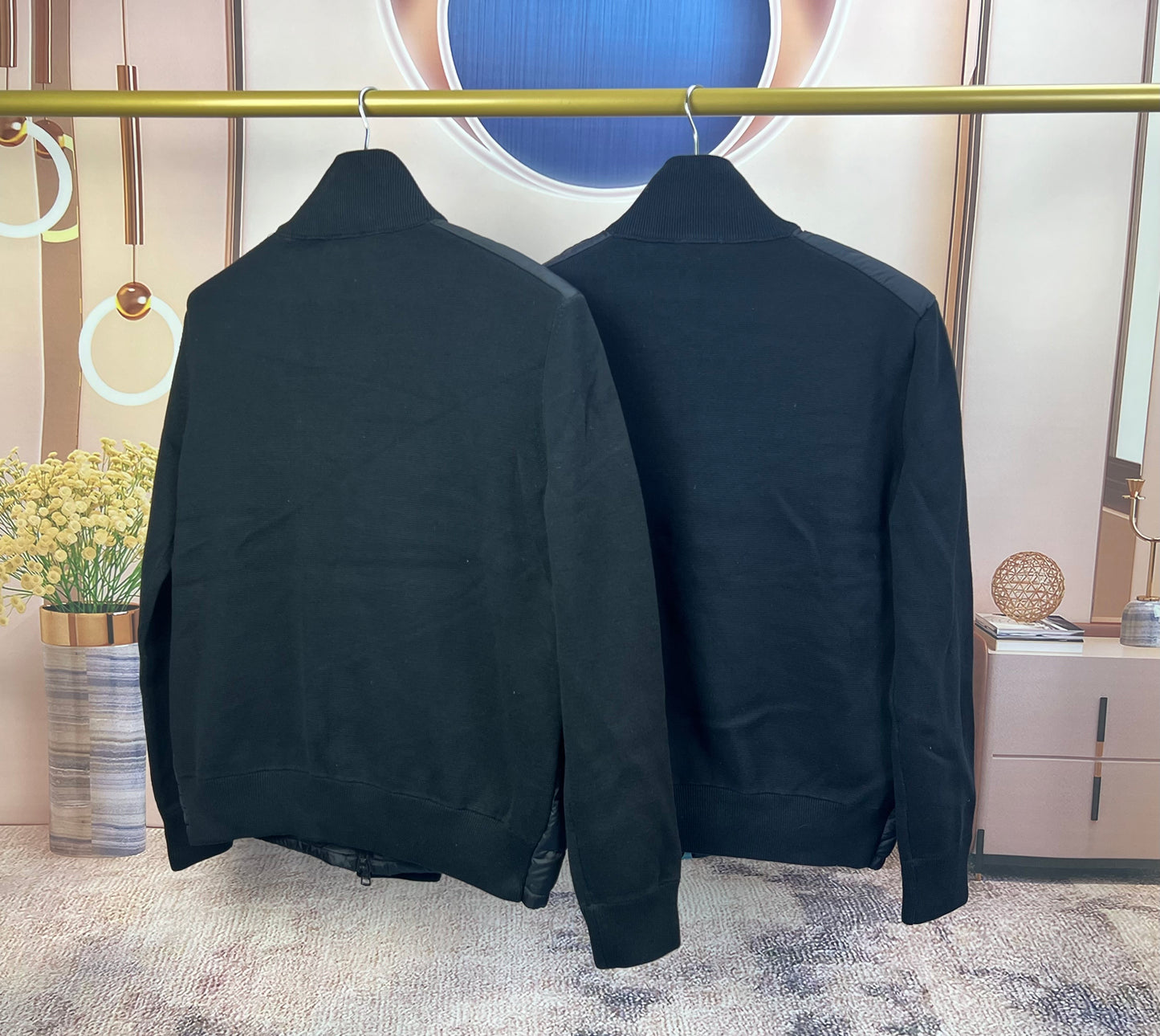 탑몽클 / MC 방수 클래식 니트 다운