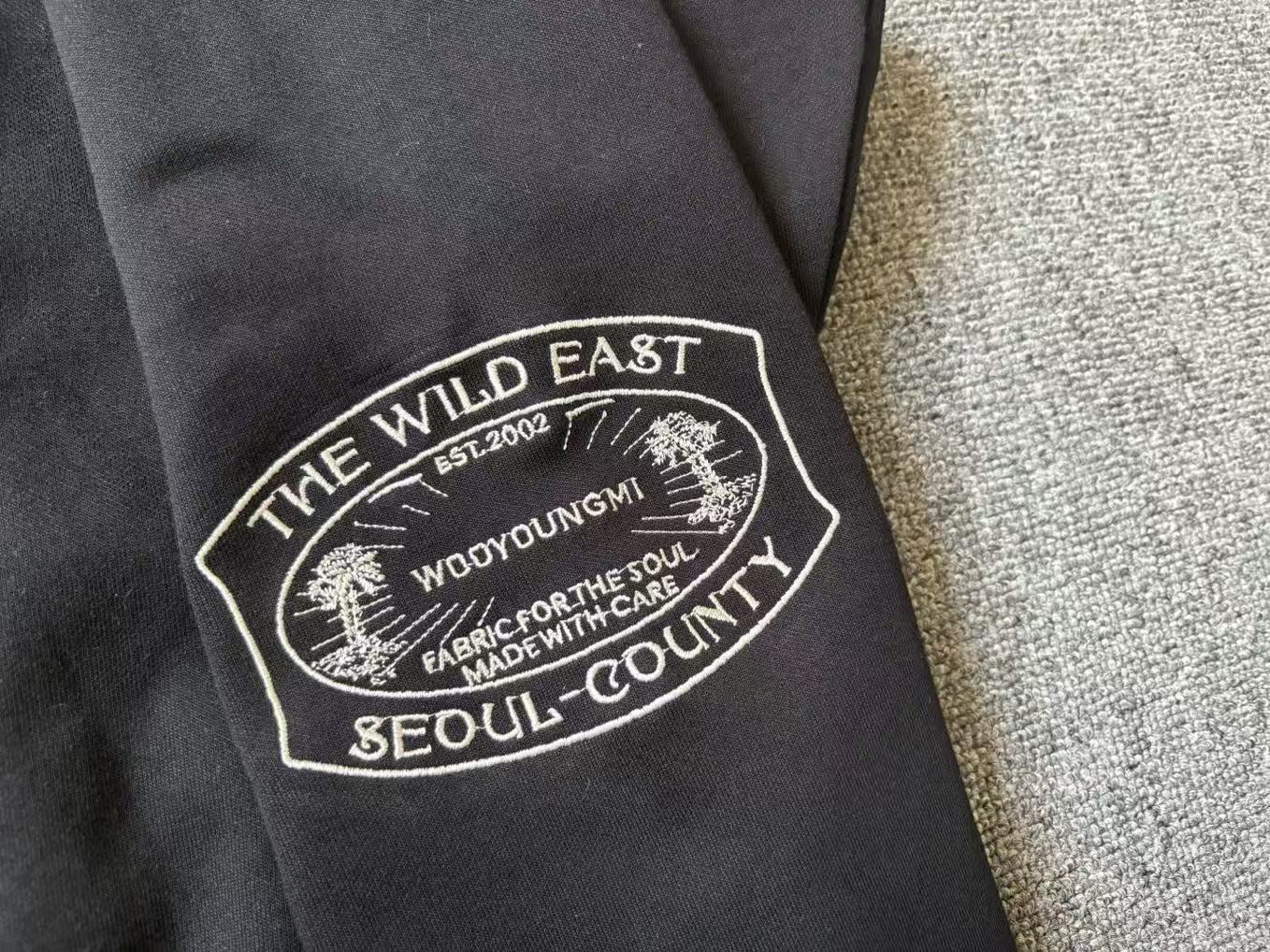 베어 / 우영미 자수폴라긴팔 블랙 카라티