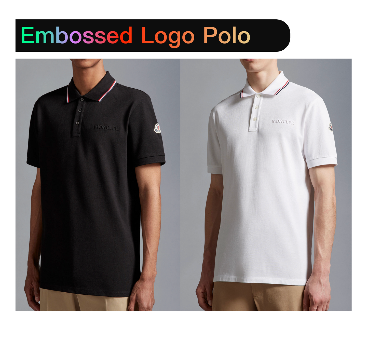 탑몽클X  / MC 짧은 셔츠