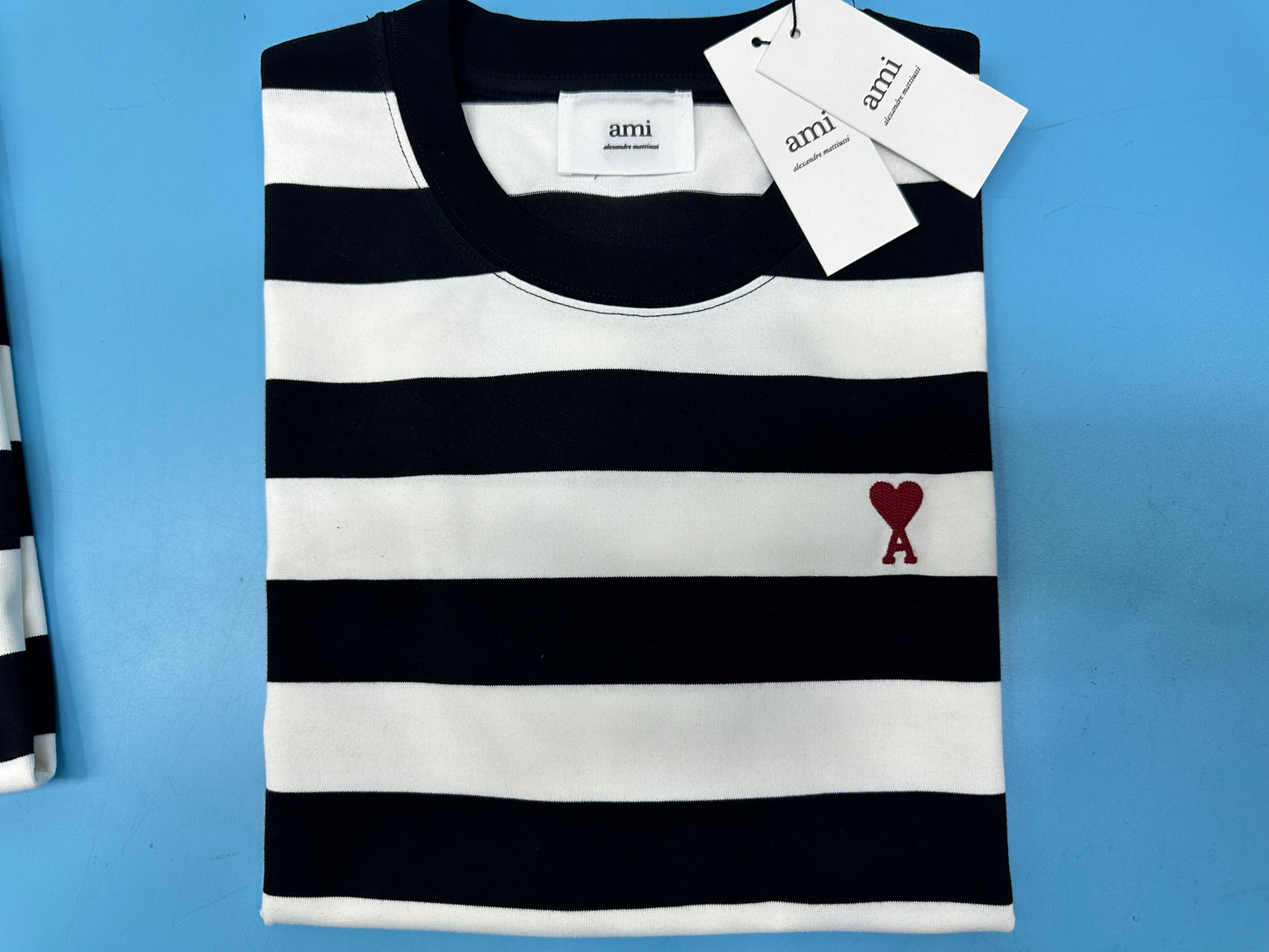 탑아미 / 아미 스몰로고 단가라 반팔티