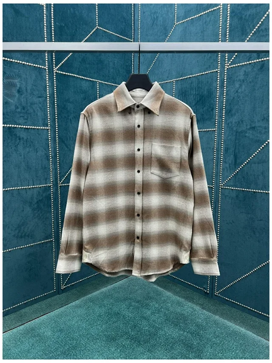 타일공장 / 폴로 남성 체크 셔츠