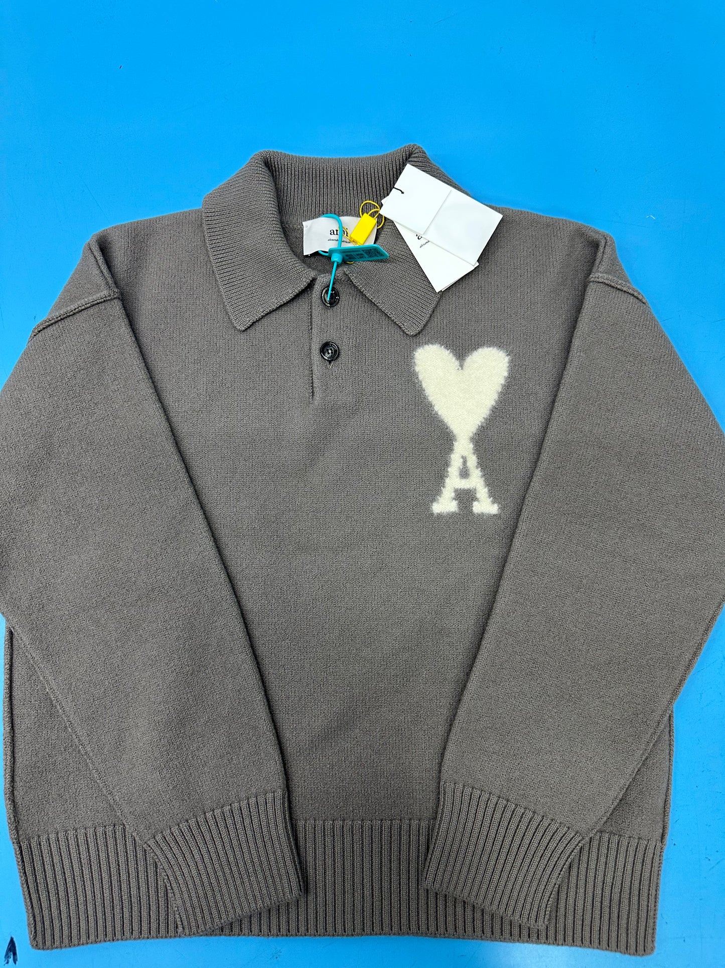 탑아미 / 아미 알파카 라운드 니트 알파카 스웨터