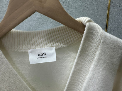 탑아미 / 아미 24년 울  카디건 스웨터