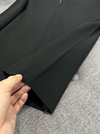 대리석 / 디올 CD 로고 울 블렌드 니트 집업