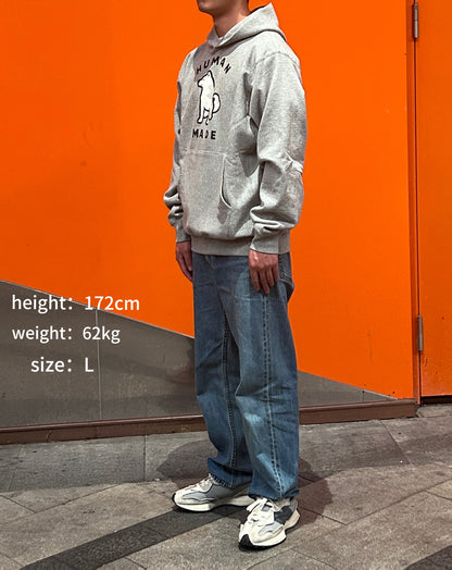 kka / 휴먼메이드 후드티 , jindo dog 후드티